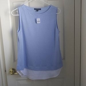 NWT Banana Republic blue tank shell